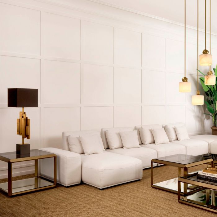 Side Table Callum brushed brass finish