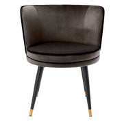 Dining Chair Grenada savona grey velvet