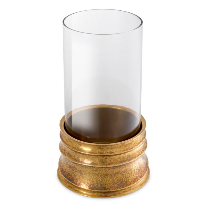 Hurricane Gilardon hammered vintage brass finish