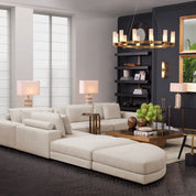 Chandelier Castro antique brass finish