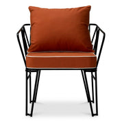 Silla de exterior Clifton Blaise naranja