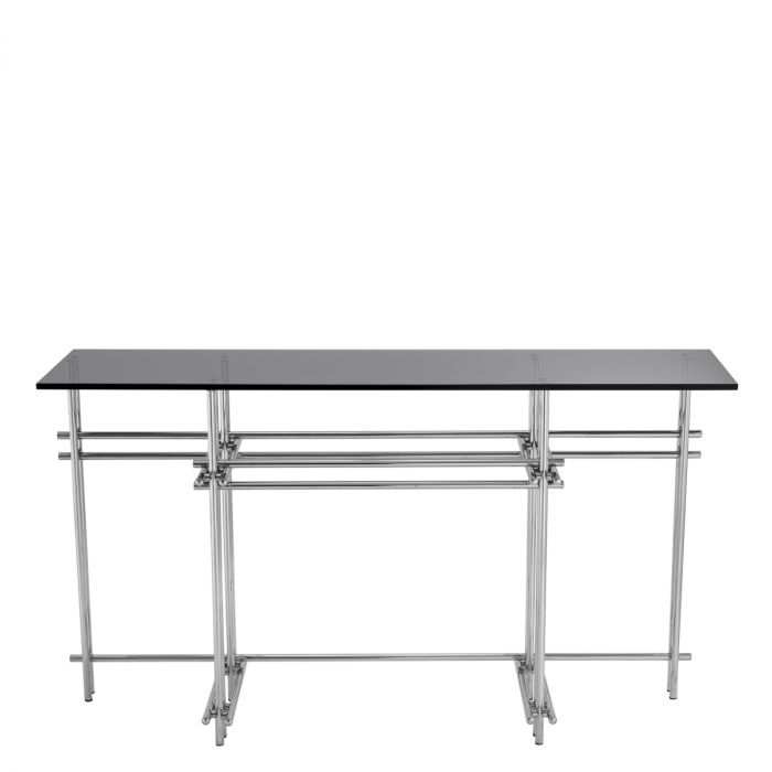 Mesa consola Quinn acero inoxidable pulido