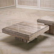 Coffee Table Sartoria silver travertine