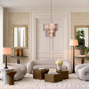 Table Lamp Riverbank bronze highlight finish incl shade