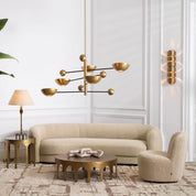 Rug Limitless ivory brown 300 x 400 cm