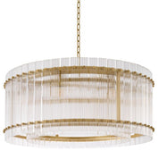 Chandelier Ruby Single antique brass finish