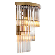 Wall Lamp East antique brass finish