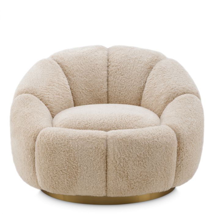 Swivel Chair Inger brisbane cream