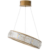 Chandelier Vancouver antique brass finish S