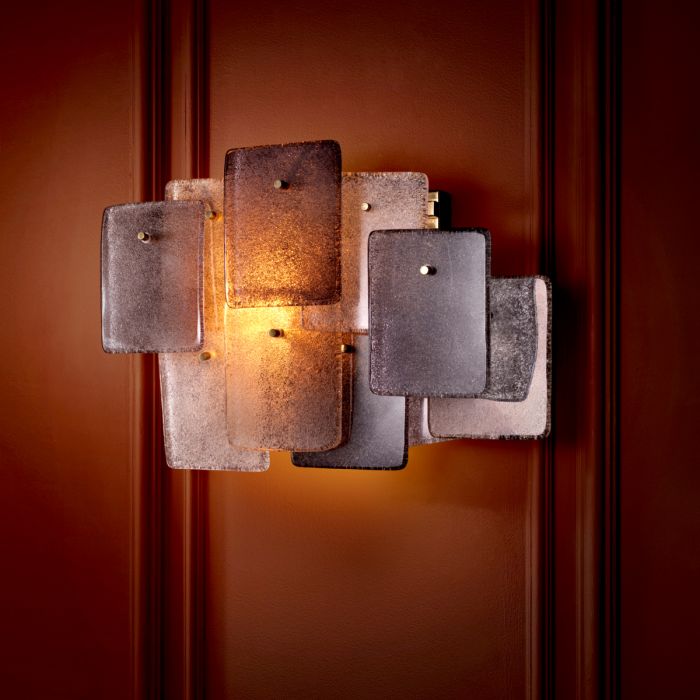 Wall Lamp Toro vintage brass finish