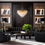 Chair Kelly bouclé black