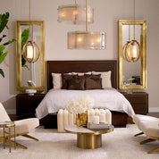 Coffee Table Excelsior brushed brass finish