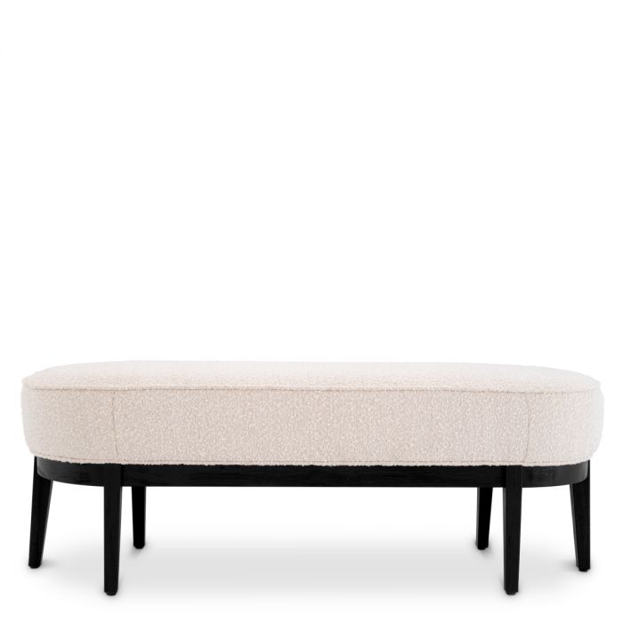 Banco Jarrett bouclé crema