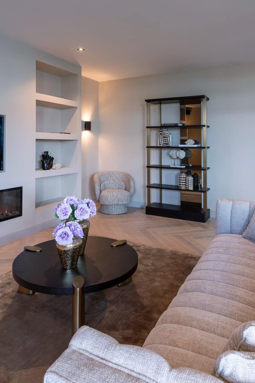 Mesa de centro Brody 100Ø (Carbón vegetal)