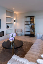 Mesa de centro Brody 100Ø (Carbón vegetal)