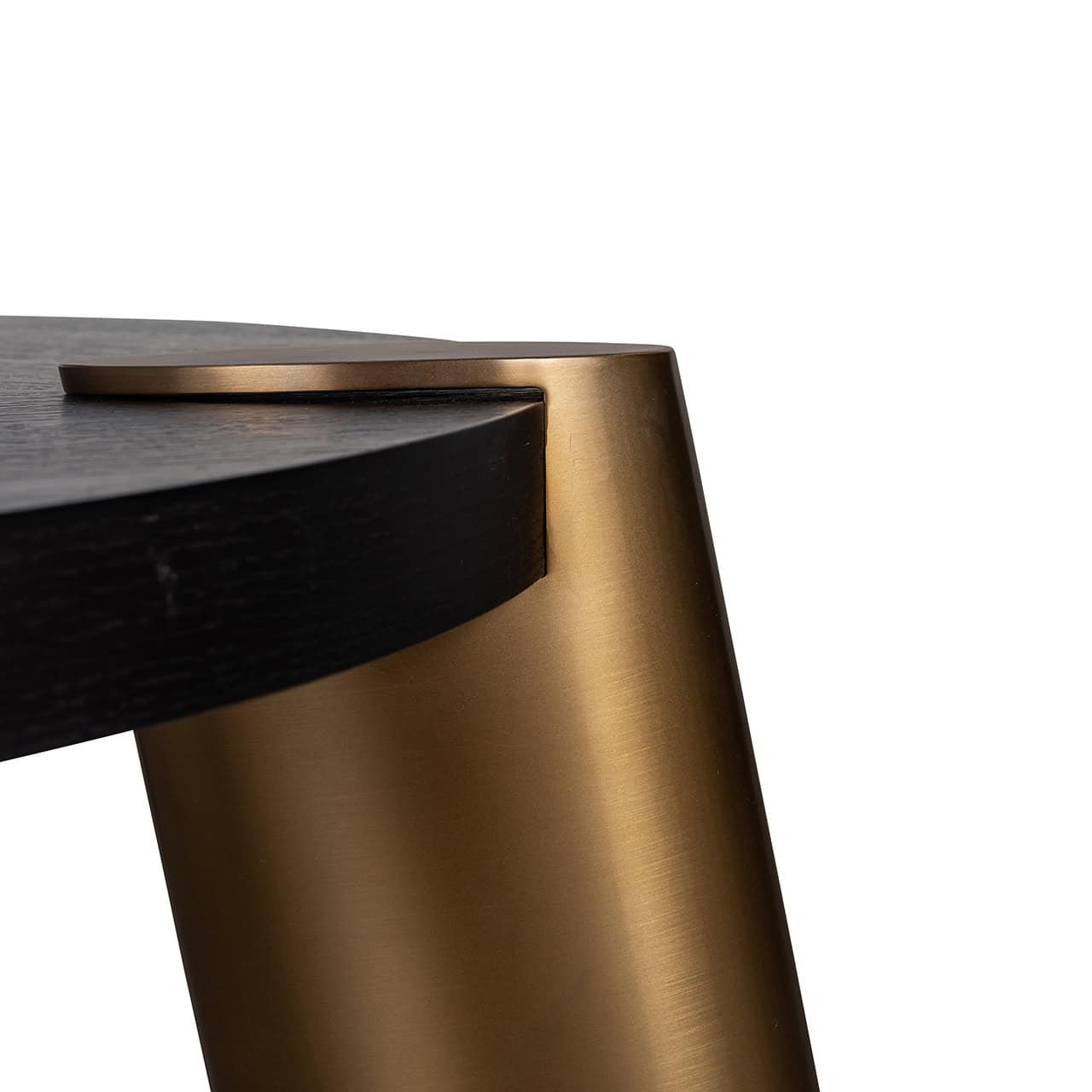 Mesa de centro Brody 100Ø (Carbón vegetal)