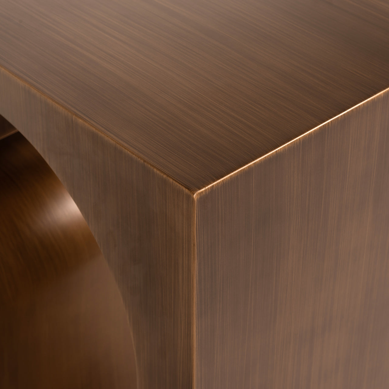 Console Alexander Jones brushed gold (Lugano)