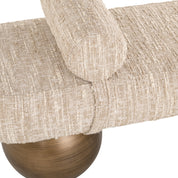 Bench Alexander Jones beige angora (Geneva)