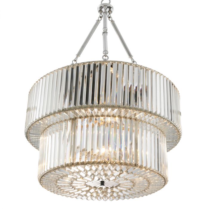 Chandelier Infinity Double nickel finish