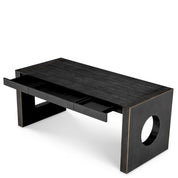 Desk Rovigo charcoal grey oak veneer
