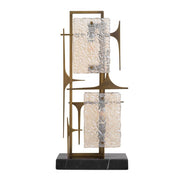 Table Lamp Zeno antique brass finish