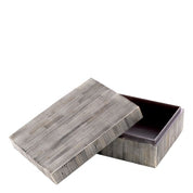 Caja Lucille S negro blanco