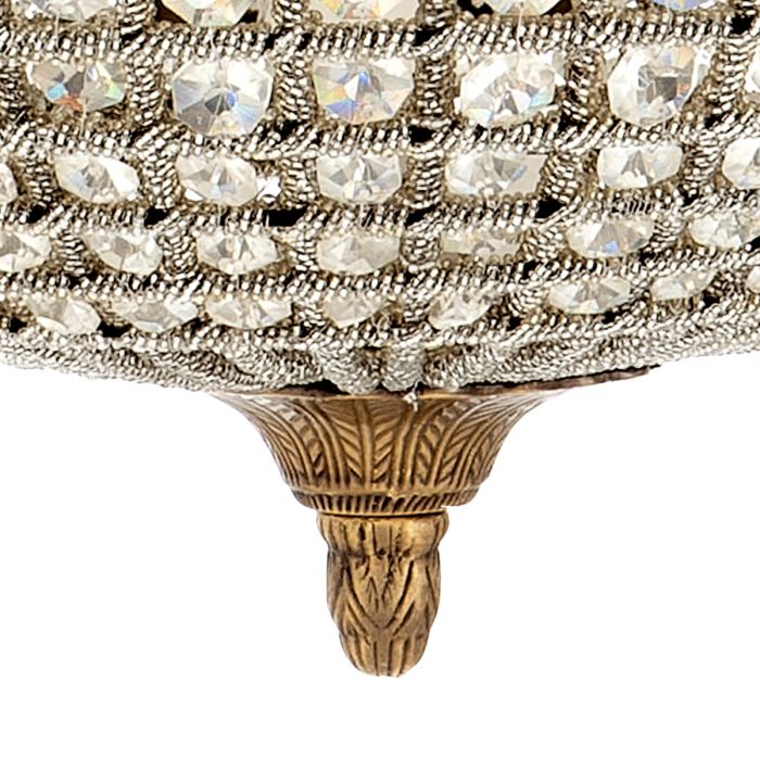 Chandelier Kasbah Oval M antique brass finish