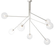 Chandelier Topaz nickel finish