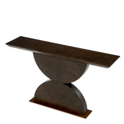 Mesa Consola Spring chapada en roble moca