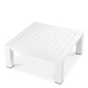 Mesa de centro de exterior Vistamar blanco mate