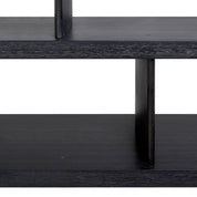 Cabinet Brett charcoal grey oak veneer
