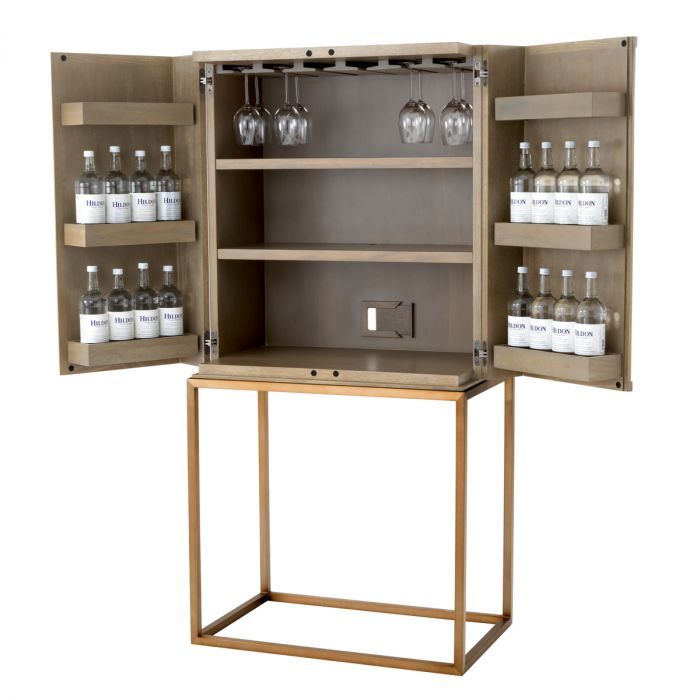 Bar Cabinet Highland washed oak veneer