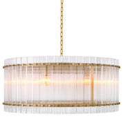 Chandelier Ruby Single antique brass finish