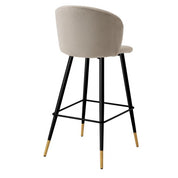 Bar Stool Volante roche beige velvet