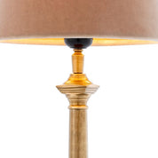 Table Lamp Cologne S antique brass finish incl shade