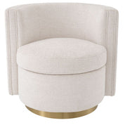 Swivel Chair Amanda lyssa off-white