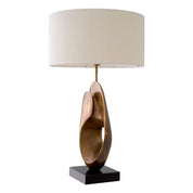 Table Lamp D'Ancona vintage brass finish incl shade