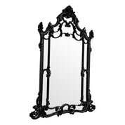 Mirror Chippendale black finish