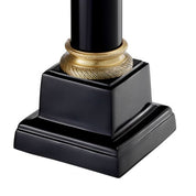 Table Lamp Monaco black/ant brass finish incl shade