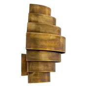 Wall Lamp Rizzi Double vintage brass finish