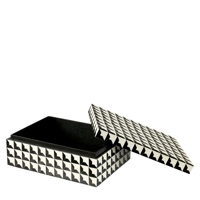 Box Cabas black & white S