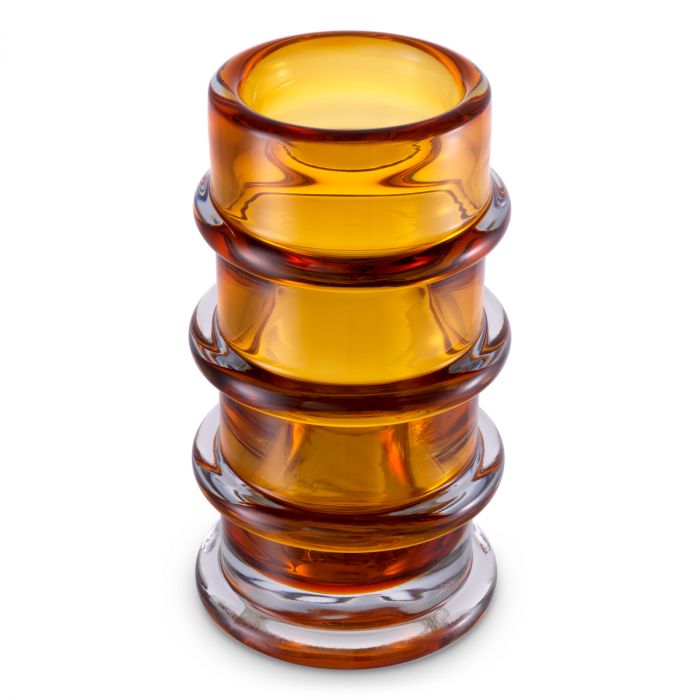 Vase Bloom amber