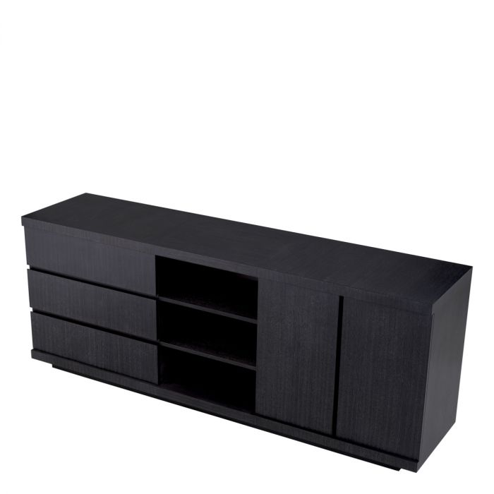 Dresser Crosby charcoal grey oak veneer