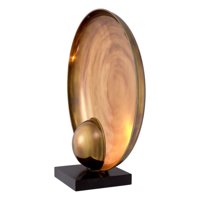 Table Lamp Odessa vintage brass finish