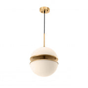 Hanging Lamp Spiridon Single antique brass finish