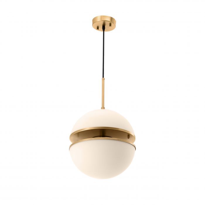 Hanging Lamp Spiridon Single antique brass finish