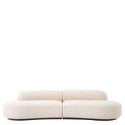 Sofá Björn S bouclé crema