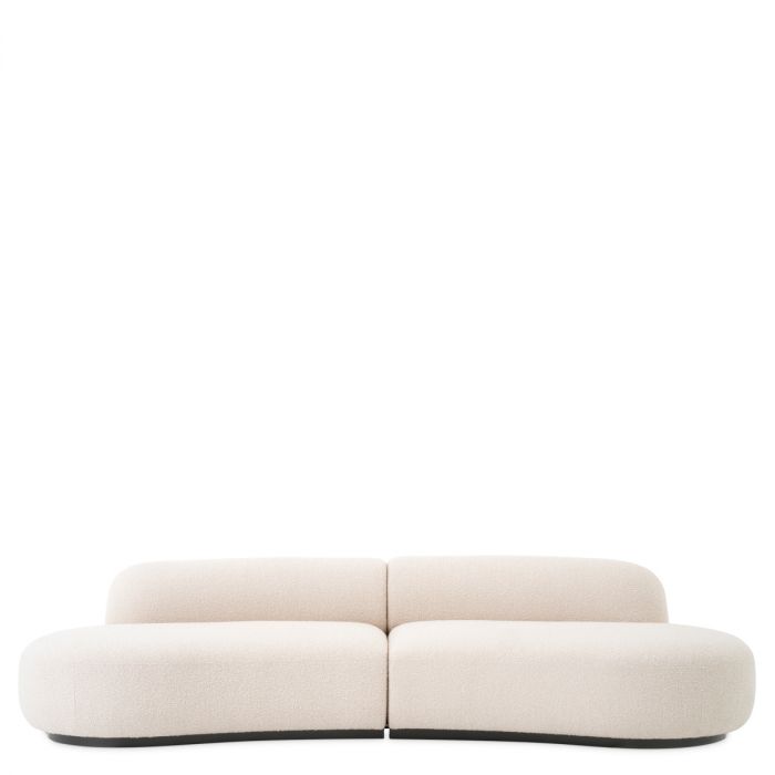 Sofá Björn S bouclé crema