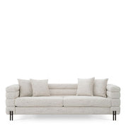 Sofa York seashell off-white bronze finish