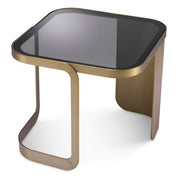 Side Table Numa brushed brass finish